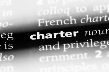 Charter Word'de bir sözlük. Charter kavramı