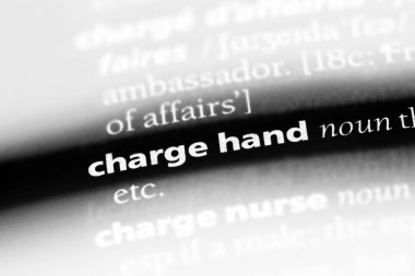 bir sözlüğü'ndeki şarj el sözcüğü. şarj el kavramı