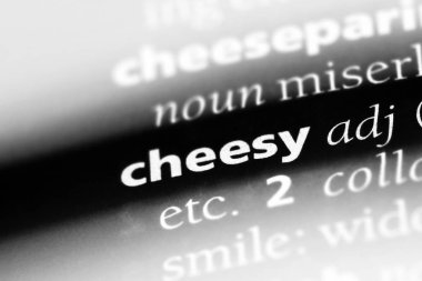 Peynirli tek kelimeyle bir sözlük. Peynirli kavramı