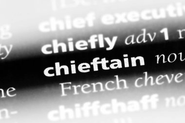 kabile reisi Word'de bir sözlük. kabile reisi kavramı