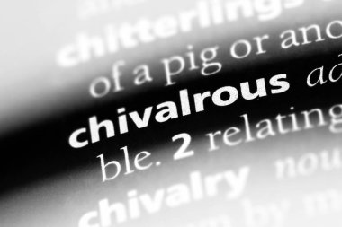 Şövalye tek kelimeyle bir sözlük. Şövalye kavramı