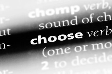 Word bir sözlük seçin. kavram seçin