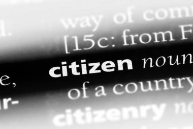 vatandaş Word'de bir sözlük. vatandaş kavramı