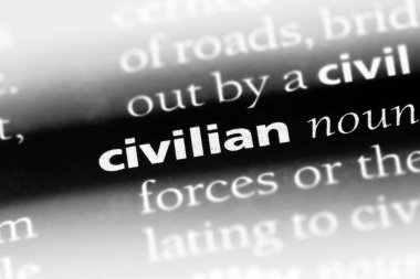 bir sözlüğü'ndeki sivil sözcüğü. sivil kavramı