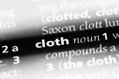 bez Word'de bir sözlük. bez kavramı