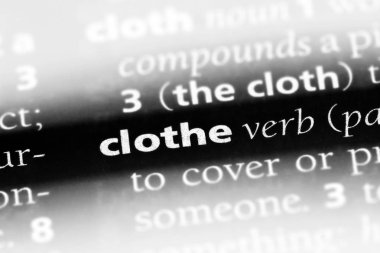 bir sözlüğü'ndeki sözcüğü giydirin. kavram giydirin