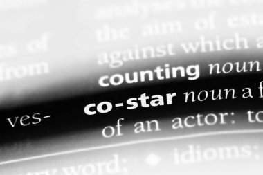 co-star Word'de bir sözlük. co-star kavramı