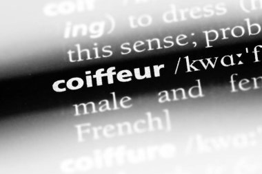Kuaför Word'de bir sözlük. Kuaför kavramı
