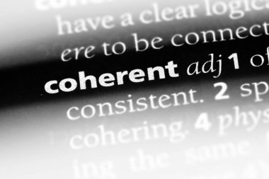 tutarlı tek kelimeyle bir sözlük. tutarlı kavramı