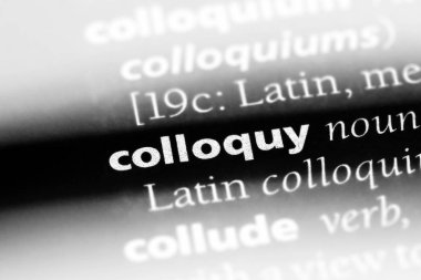 Söyleşi Word'de bir sözlük. Söyleşi kavramı