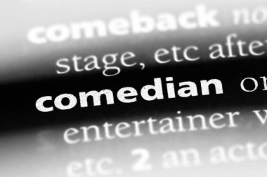 komedyen Word'de bir sözlük. komedyen kavramı