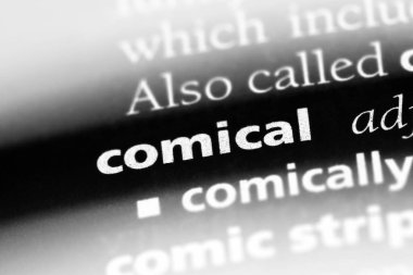 komik kelime sözlüğe. komik kavramı