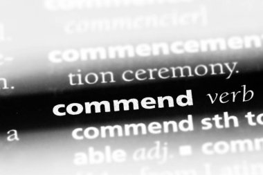 bir sözlüğü'ndeki sözcüğü emanet ediyorum. kavram emanet ediyorum