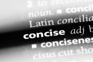 bir sözlüğü'ndeki özlü sözcüğü. özlü konsept