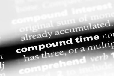 bileşik zaman Word'de bir sözlük. bileşik zaman kavramı