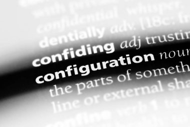 yapılandırma Word'de bir sözlük. yapılandırma kavramı