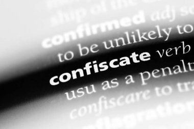 bir sözlüğü'ndeki sözcüğü el koyuyorum. kavram el koyma