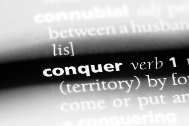 bir sözlüğü'ndeki sözcüğü fethetmek. kavram fethetmek