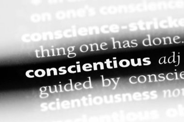 bir sözlüğü'ndeki vicdani sözcüğü. vicdani kavramı