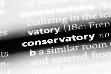 Konservatuvarı Word'de bir sözlük. Kış Bahçesi kavramı