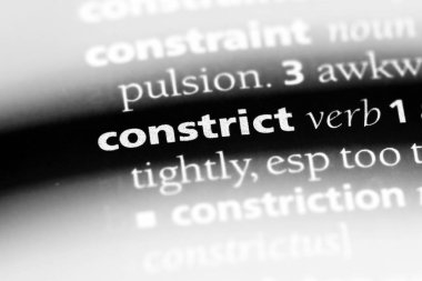 bir sözlüğü'ndeki sözcüğü daraltır. kavram daraltır