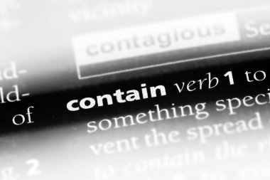 Word'de bir sözlük içerir. kavramı içeren