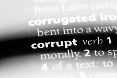 bozuk word Sözlük içinde. bozuk kavramı