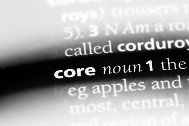 çekirdek Word'de bir sözlük. çekirdek kavramı