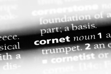 kornet Word'de bir sözlük. kornet kavramı