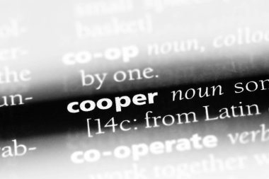 Cooper Word'de bir sözlük. Cooper kavramı