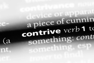 bir sözlüğü'ndeki sözcüğü planlamak. kavram planlamak