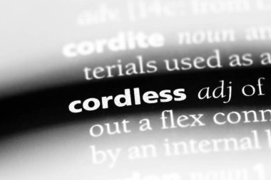 Kablosuz tek kelimeyle bir sözlük. kablosuz kavramı