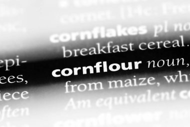 Mısır unu Word'de bir sözlük. Mısır unu kavramı