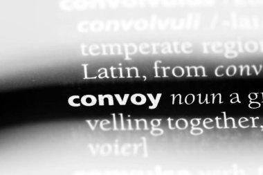 Konvoy Word'de bir sözlük. Konvoy kavramı