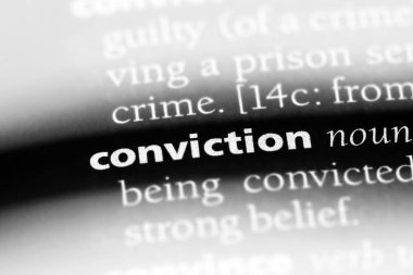 mahkumiyet Word'de bir sözlük. mahkumiyet kavramı