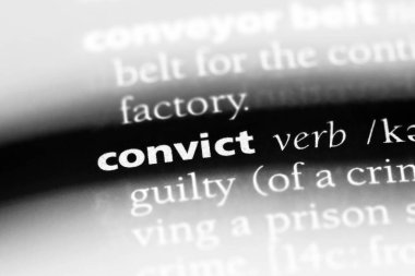 bir sözlüğü'ndeki sözcüğü mahkum. mahkum kavramı