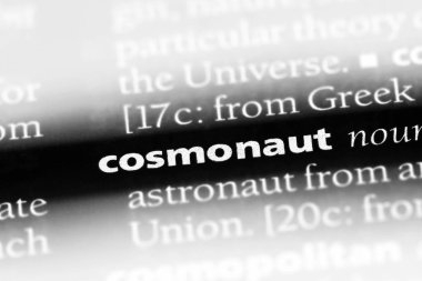 kozmonot Word'de bir sözlük. kozmonot kavramı