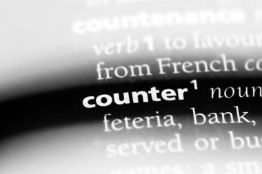 sayaç Word'de bir sözlük. sayaç kavramı