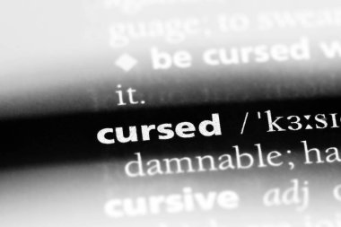 lanetli kelime sözlüğe. lanetli kavramı
