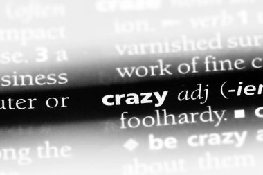 bir sözlüğü'ndeki deli sözcüğü. deli kavramı