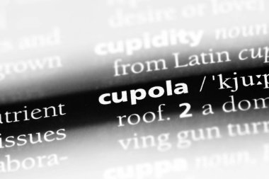 Kubbe Word'de bir sözlük. Kubbe kavramı