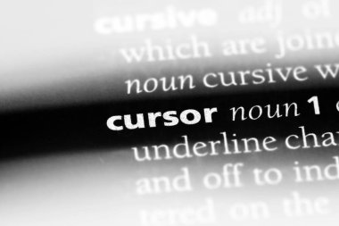 imleci sözcük sözlüğe. imleç kavramı