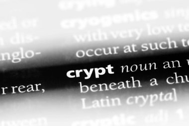 Crypt Word'de bir sözlük. Crypt kavramı