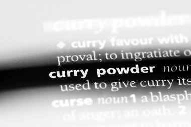 toz köri Word'de bir sözlük. toz köri kavramı