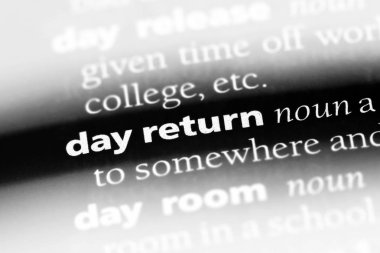 gün dönüş sözcük sözlüğe. gün dönüş kavramı