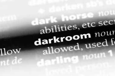 karanlık oda Word'de bir sözlük. karanlık oda kavramı