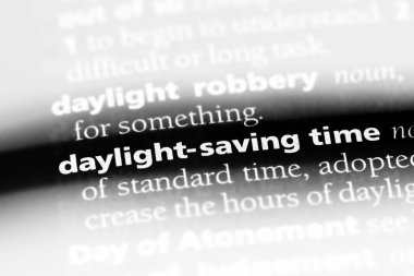 Yaz saati uygulaması Word'de bir sözlük. Yaz saati uygulaması kavramı