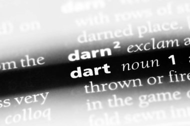 Dart Word'de bir sözlük. Dart kavramı