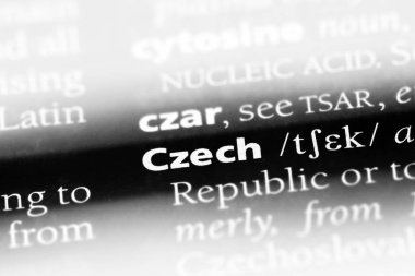 Çek tek kelimeyle bir sözlük. Çek kavramı