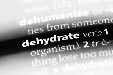 bir sözlüğü'ndeki sözcüğü kurutmak. kavram kurutmak